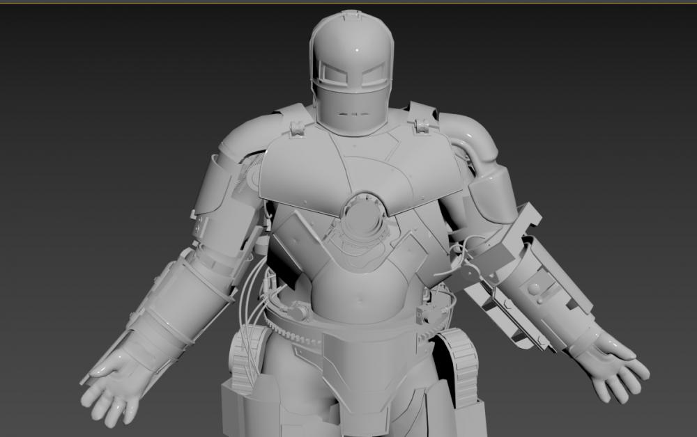 鋼鐵俠mk013D打印模型