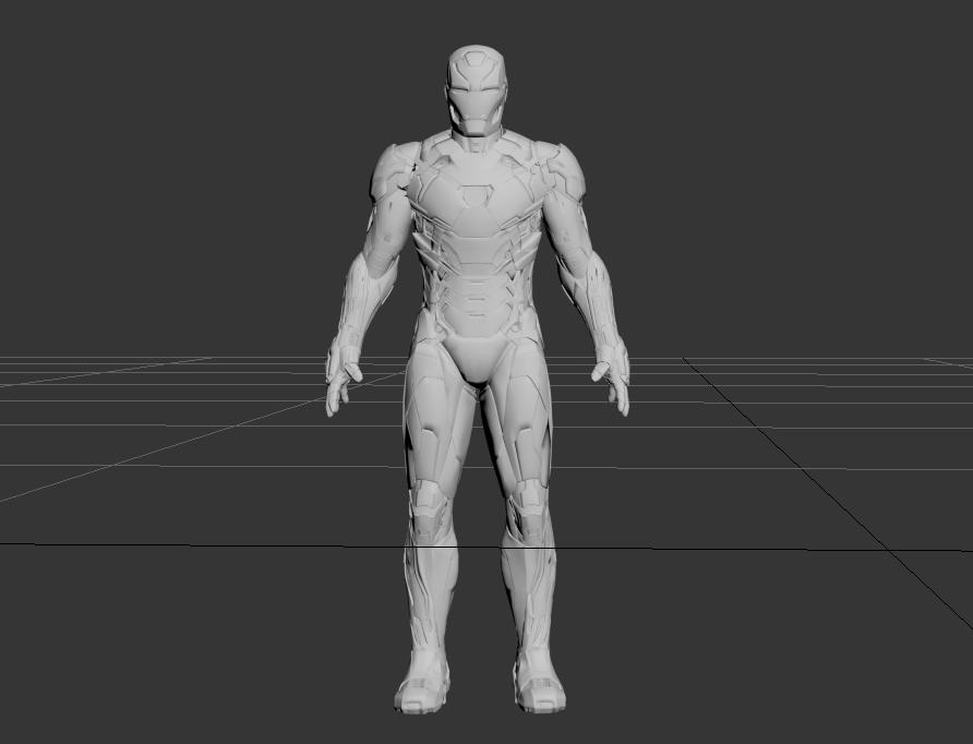 鋼鐵俠mk463D打印模型