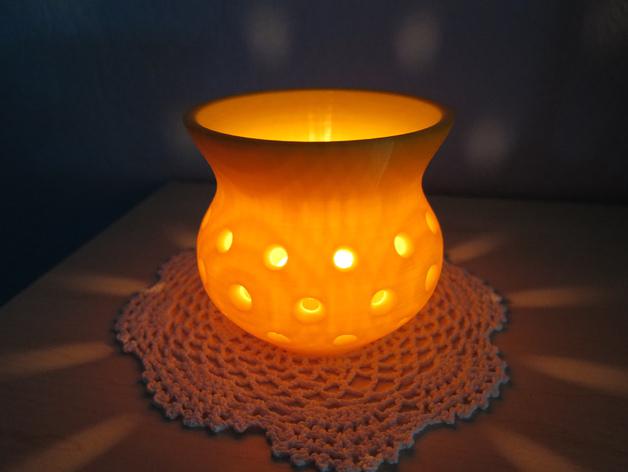 許愿茶燈3D打印模型