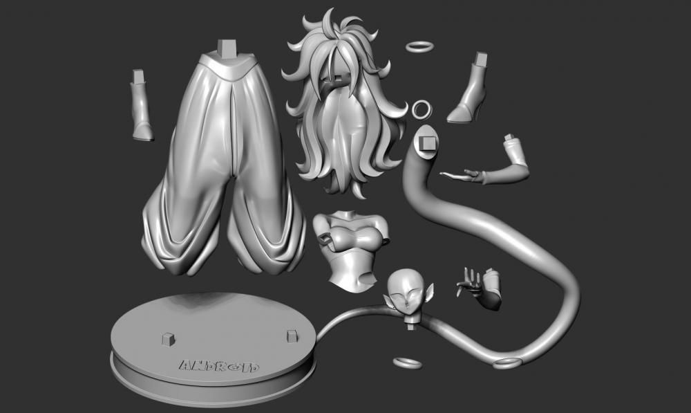 七龍珠人造人3D打印模型