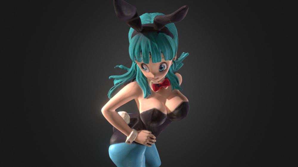 兔女郎 布爾瑪3D打印模型