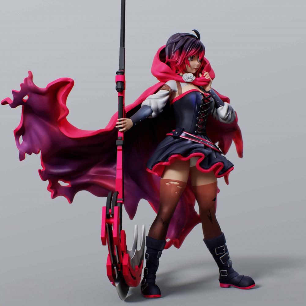 露比 羅絲3D打印模型