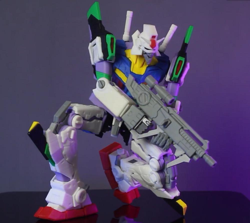 高達元祖+初號機合體機3D打印模型