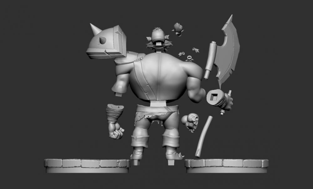 杜羅克 獸人3D打印模型