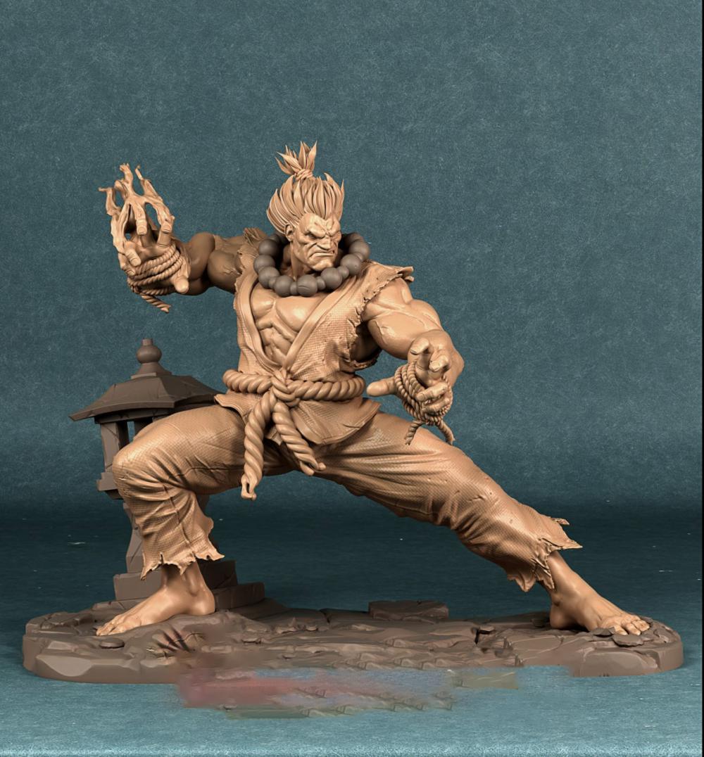 豪鬼 街頭霸王3D打印模型