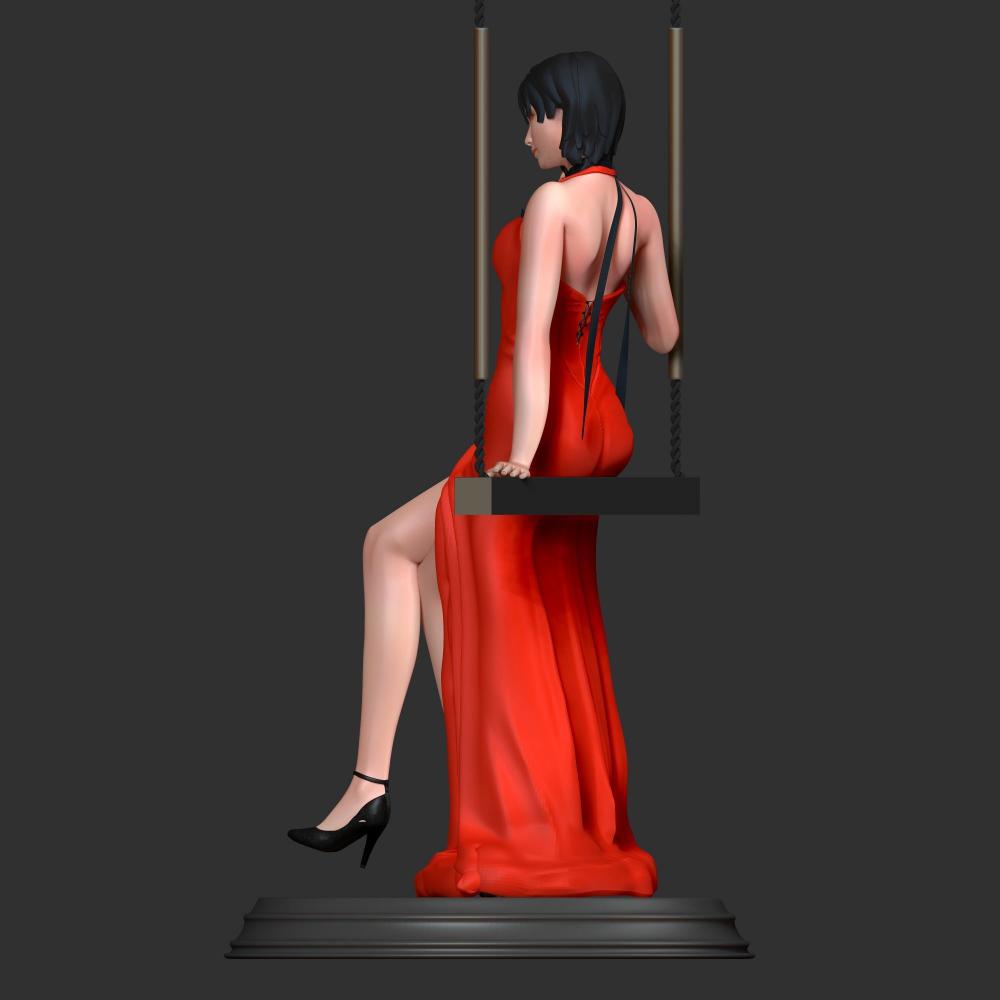 生化危機 艾達(dá)王 秋千3D打印模型