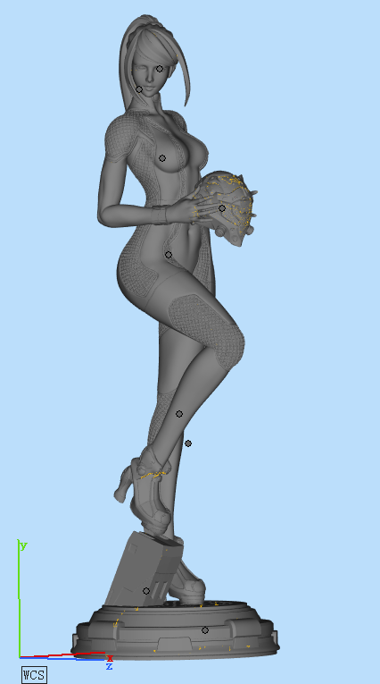 銀河戰(zhàn)士 薩姆斯·阿蘭3D打印模型