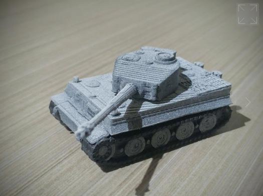 德國虎式坦克3D打印模型