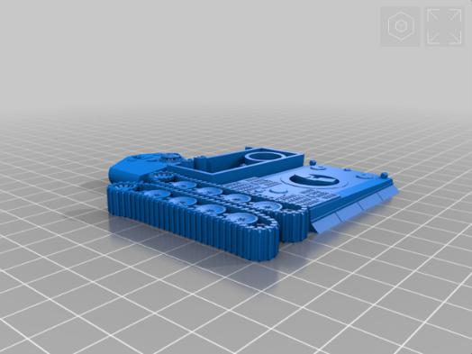 德國虎式坦克3D打印模型