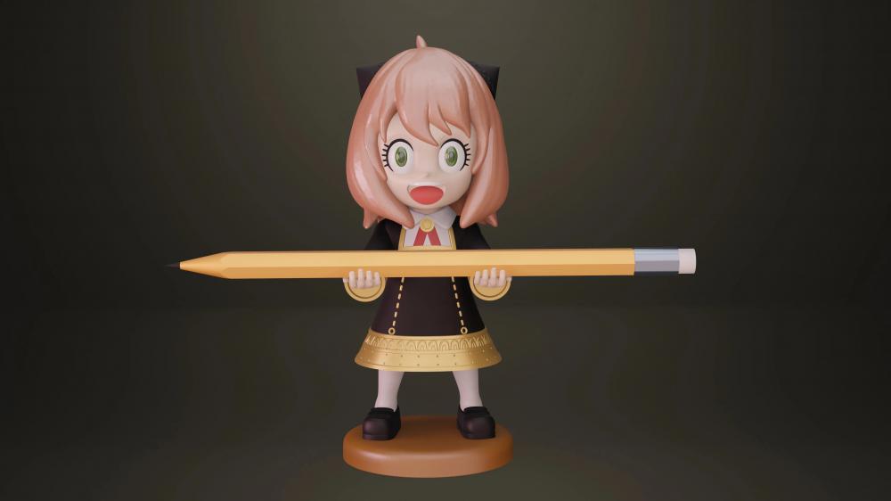 間諜過家家阿尼亞富杰筆架3D打印模型