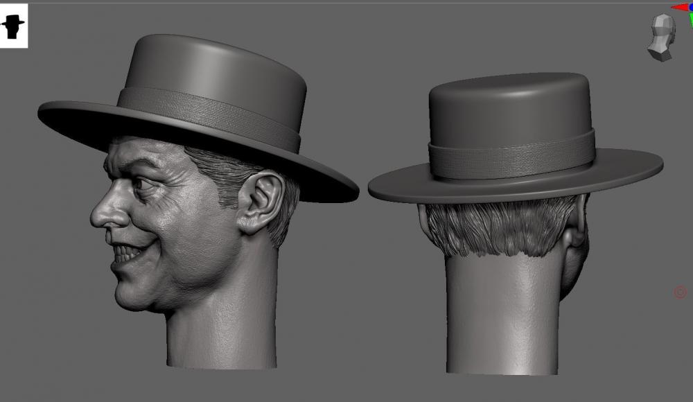 小丑杰克尼科爾森3D打印模型