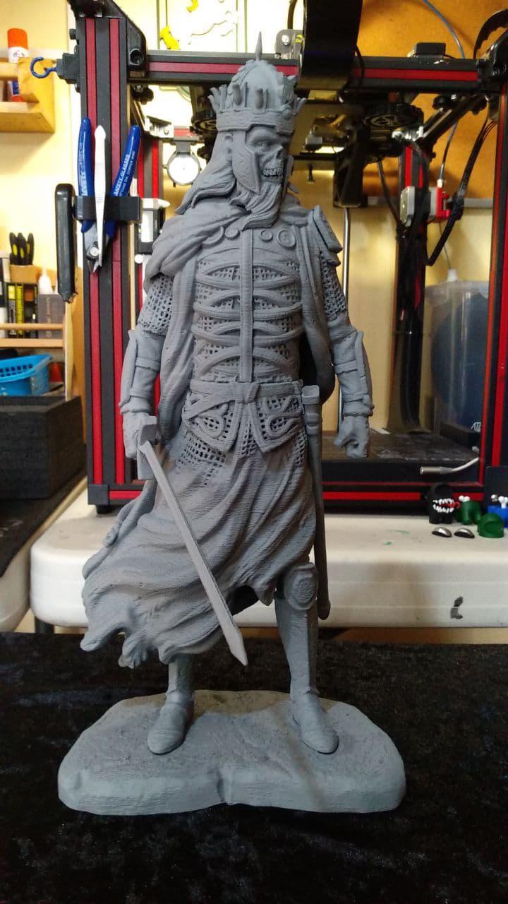 指環(huán)王 亡靈國王3D打印模型