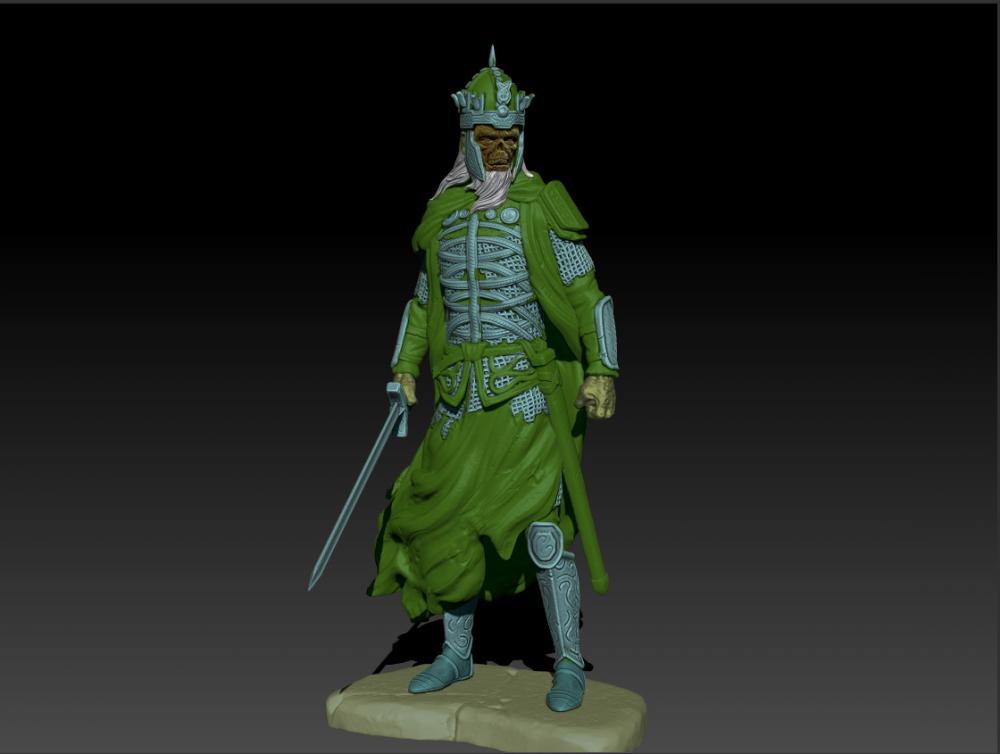 指環(huán)王 亡靈國王3D打印模型