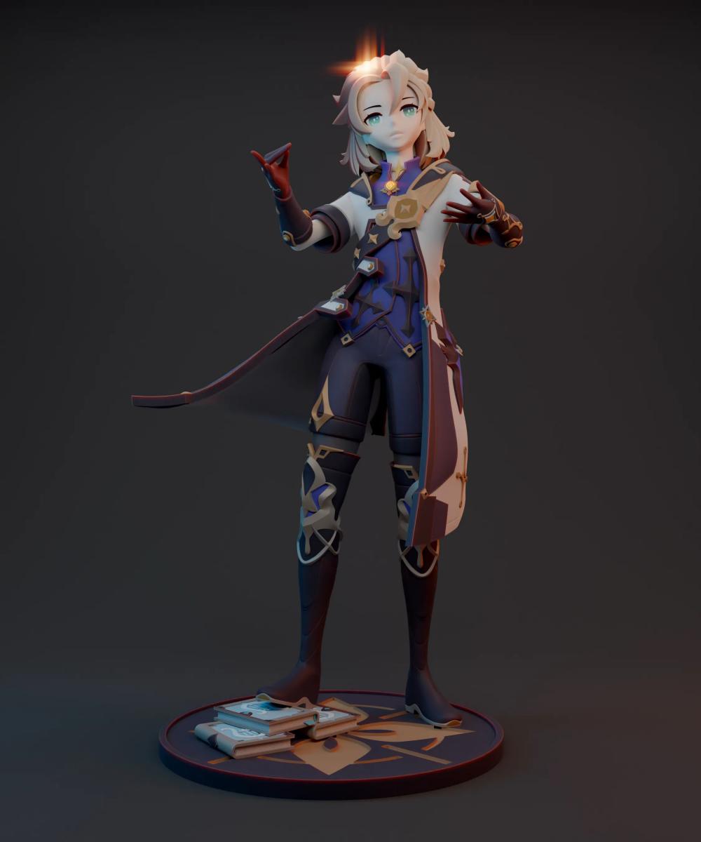 阿貝多 原神3D打印模型