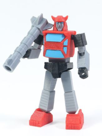 G1 變形金剛飛過山可動雕像（不可變形）3D打印模型