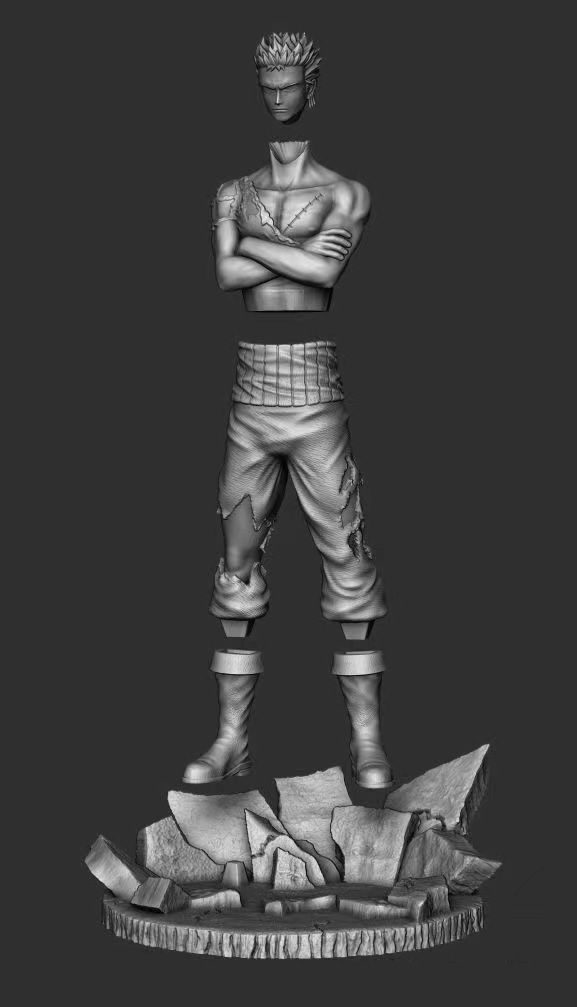 索隆受傷名場(chǎng)面3D打印模型