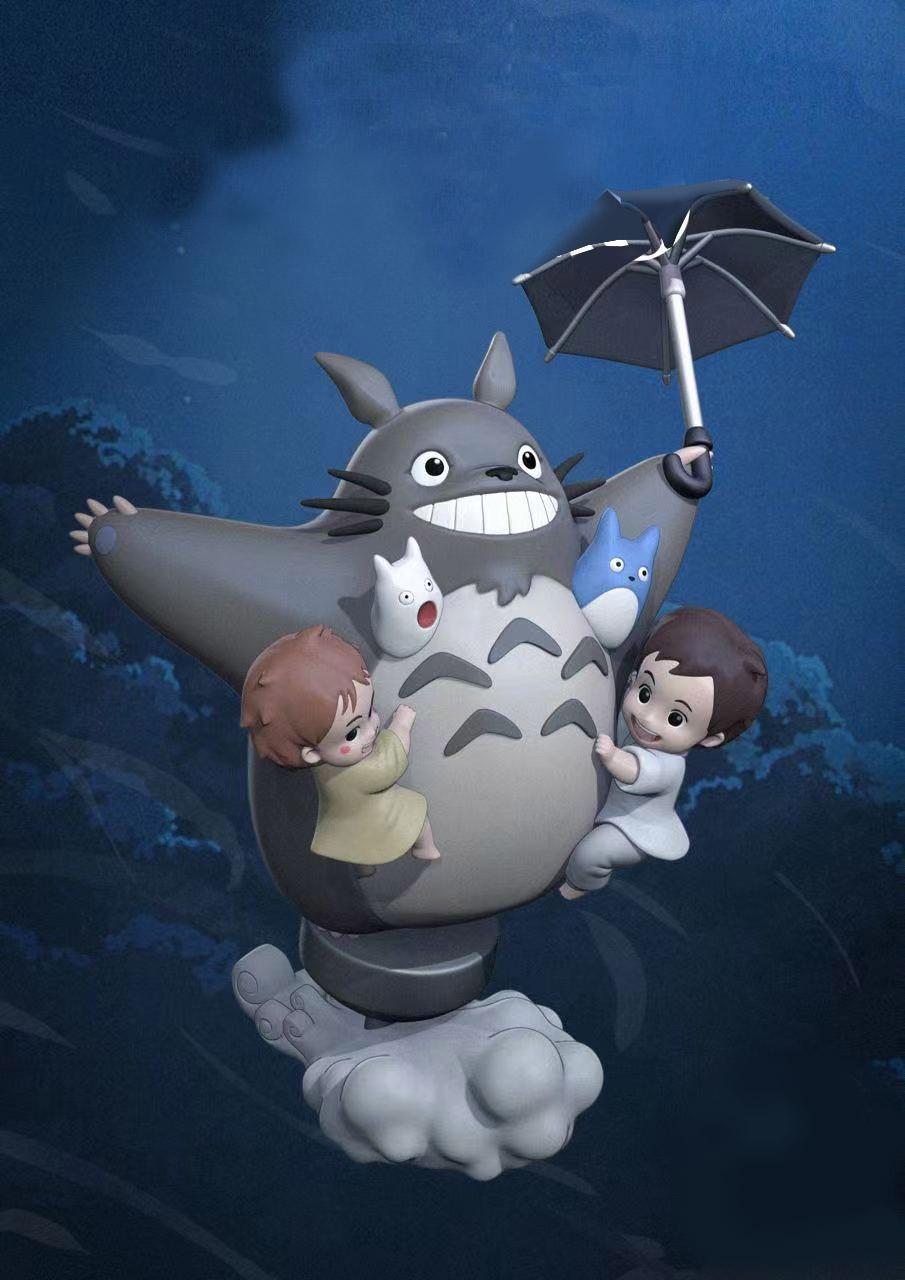 龍貓和小月小梅3D打印模型