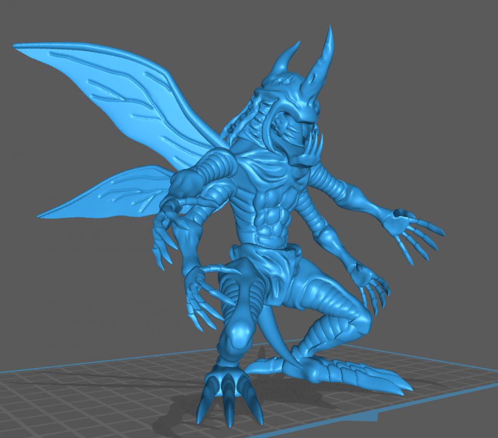 數(shù)碼寶貝比多獸3D打印模型