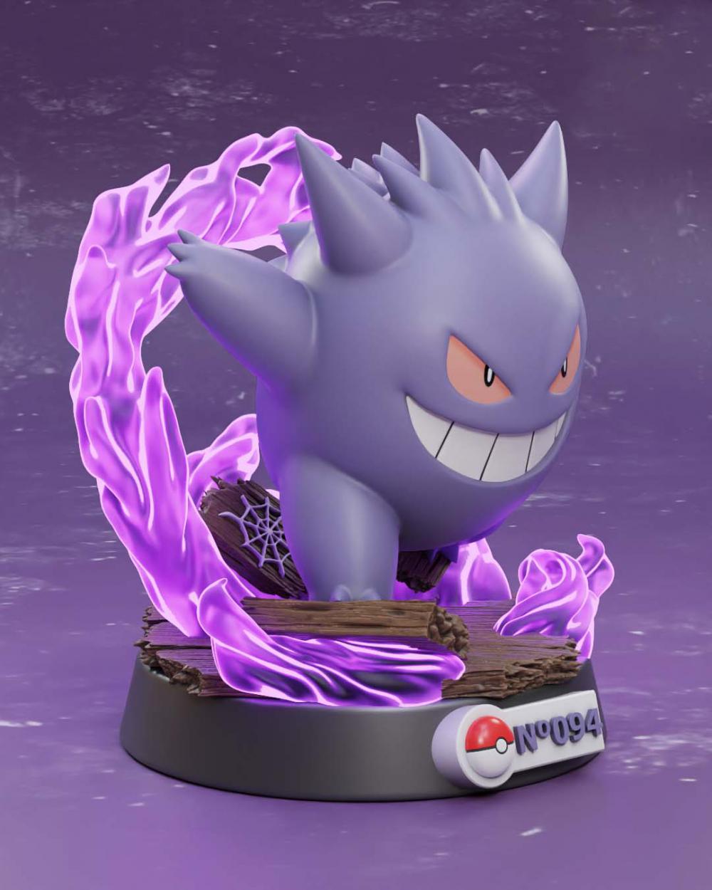 寶可夢 耿鬼3D打印模型