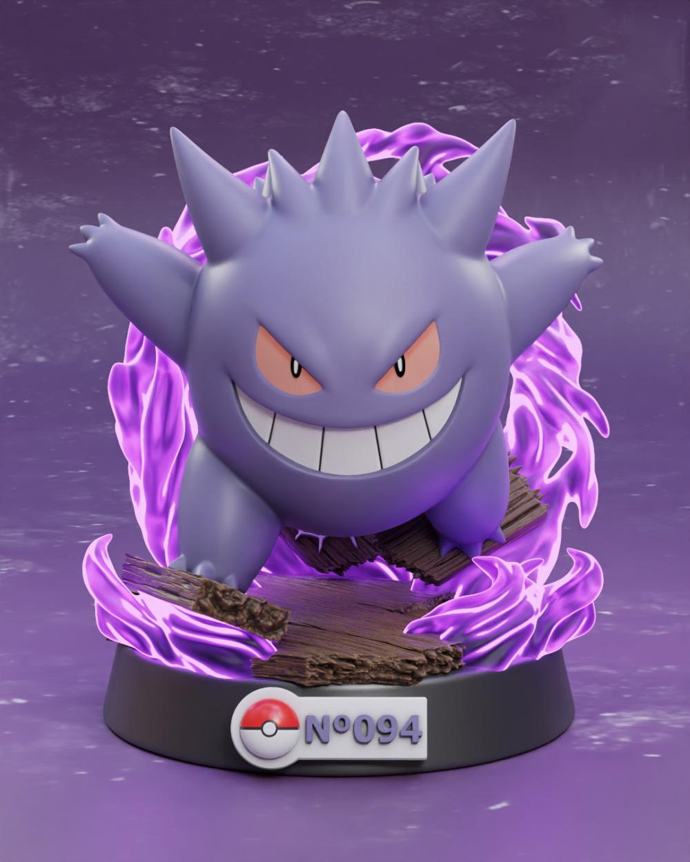 寶可夢 耿鬼3D打印模型