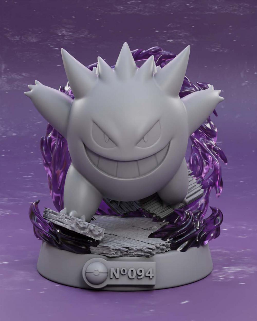 寶可夢 耿鬼3D打印模型