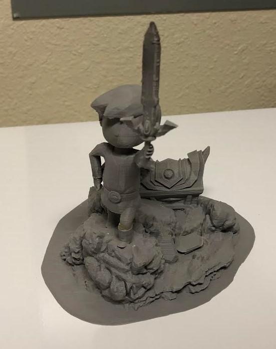 塞爾達(dá)傳說(shuō)林克3D打印模型