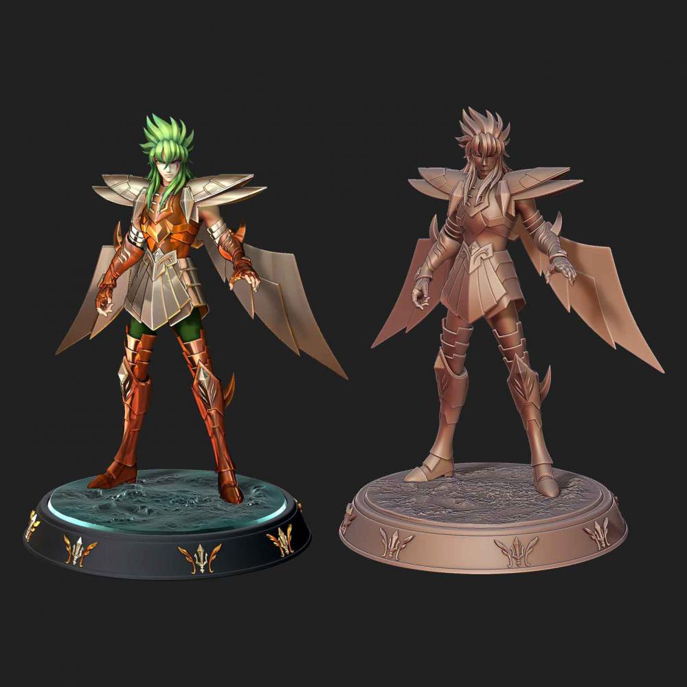 圣斗士?；势?魔鬼魚3D打印模型