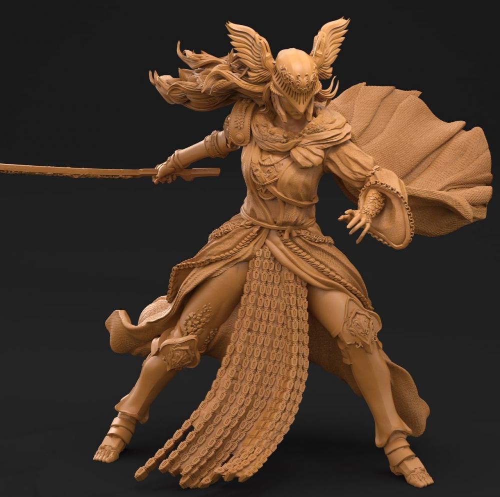 艾爾登法環(huán)女武神場(chǎng)景3D打印模型