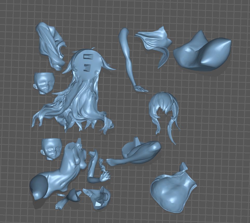 少女前線 PA-15 睡衣造型3D打印模型