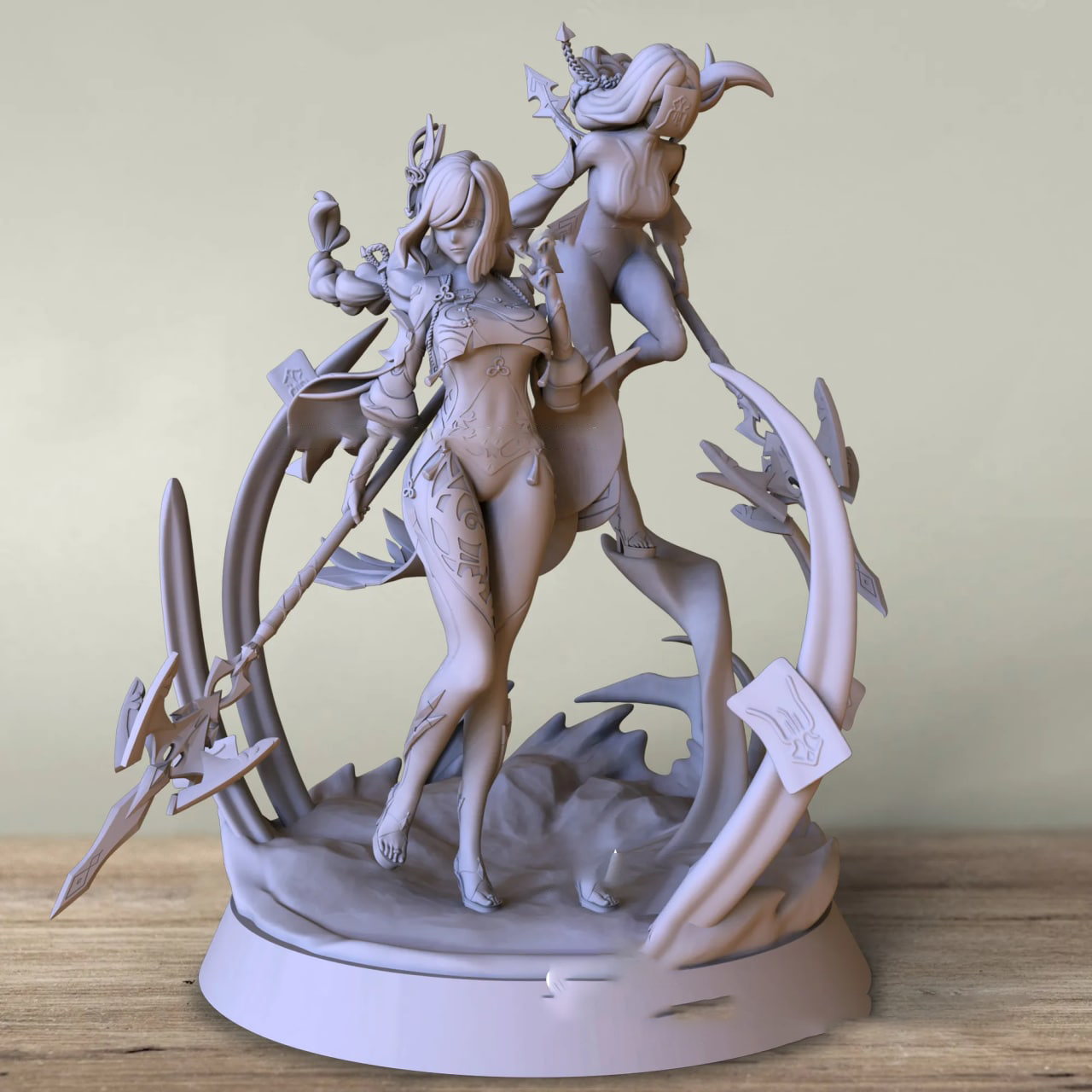 申鶴 3D打印模型