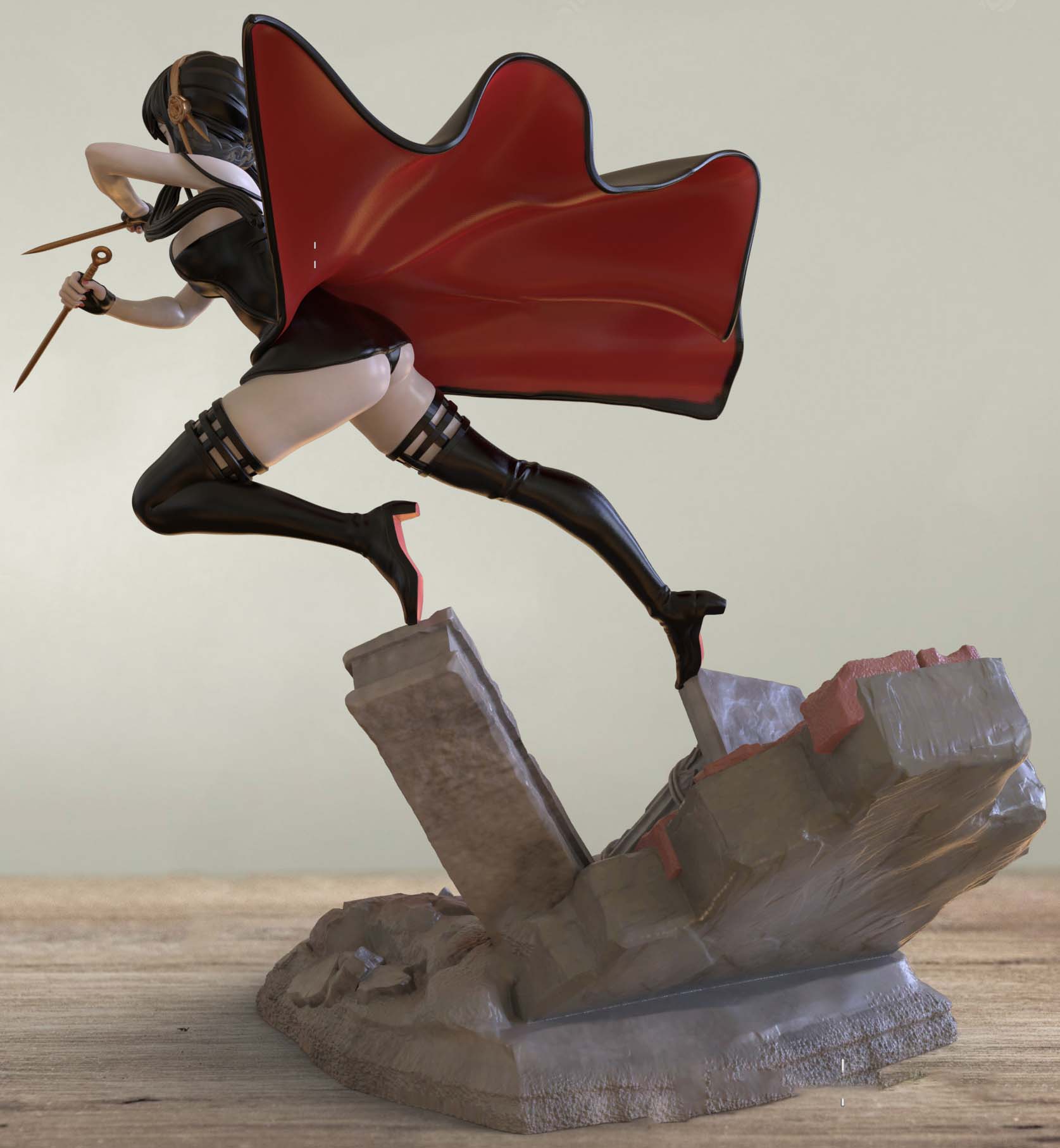 約爾太太和阿尼亞3D打印模型