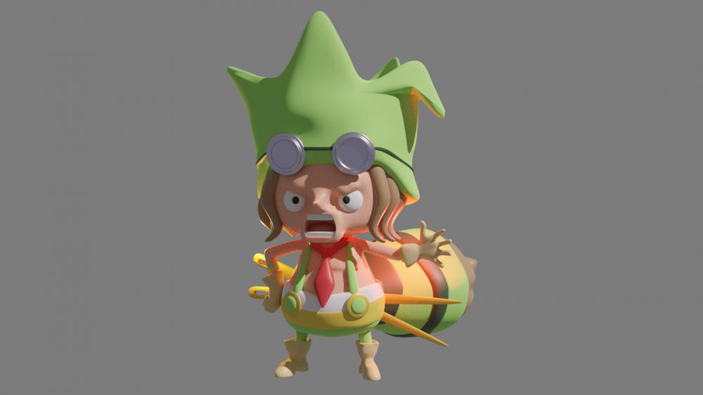 海賊王雷歐3D打印模型