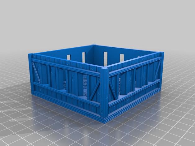 中世紀(jì)城堡教堂帶人物場(chǎng)景3D打印模型