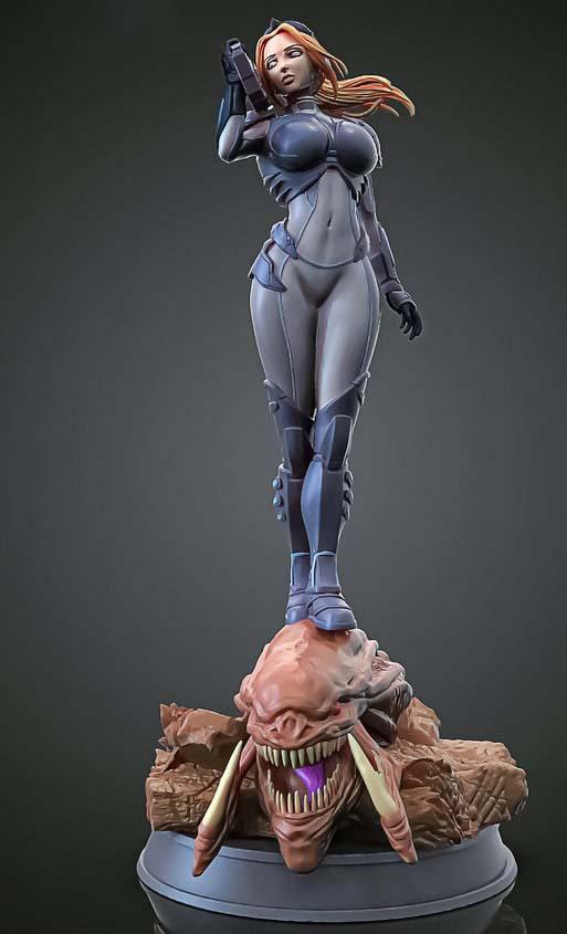 星際爭霸  諾娃3D打印模型