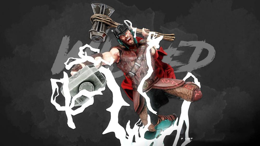 雷神托爾戰(zhàn)斗場景3D打印模型