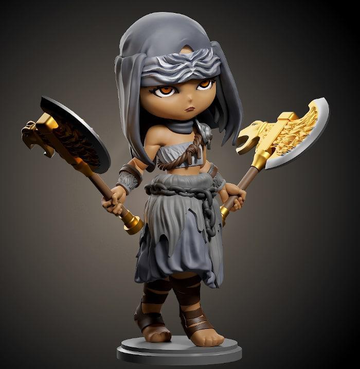 涅斐麗 艾爾登法環(huán)3D打印模型