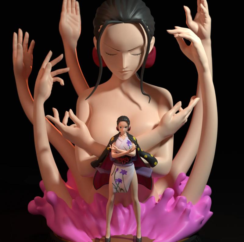 妮可羅賓萬紫千紅3D打印模型