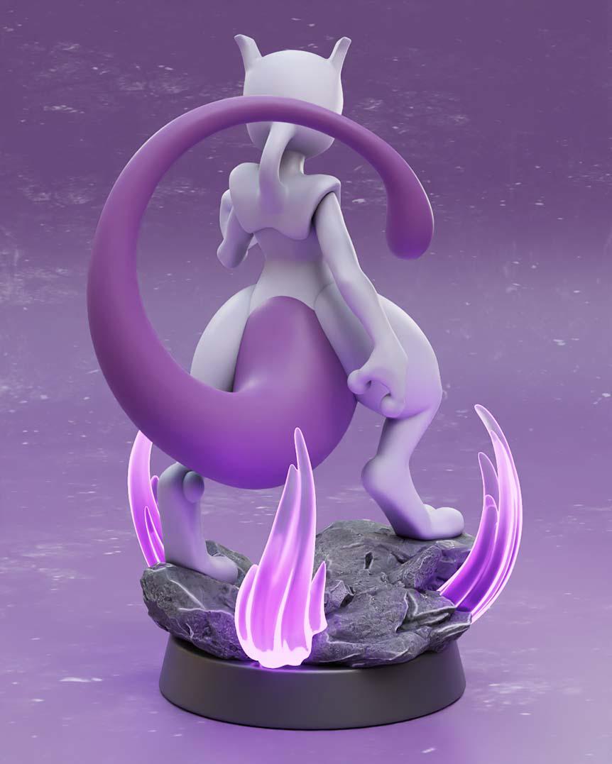 超夢 寶可夢3D打印模型