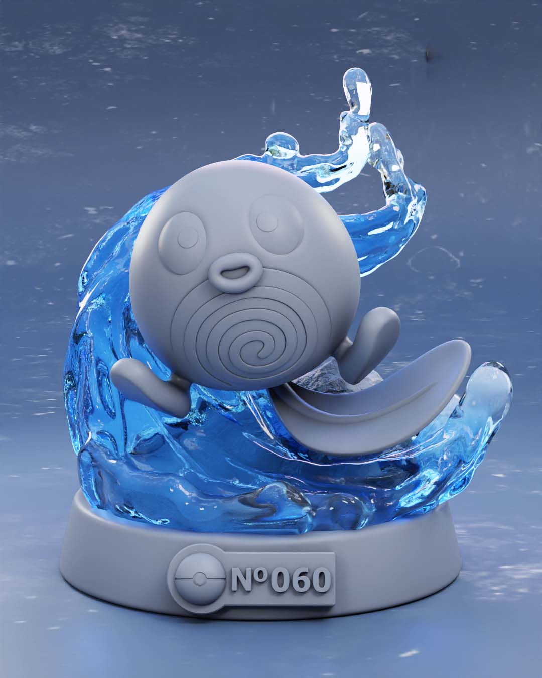 蚊香蝌蚪 寶可夢(mèng)3D打印模型