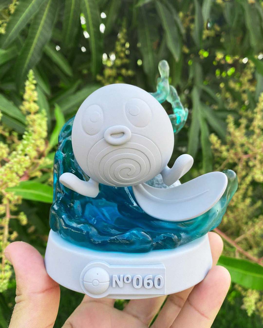 蚊香蝌蚪 寶可夢(mèng)3D打印模型