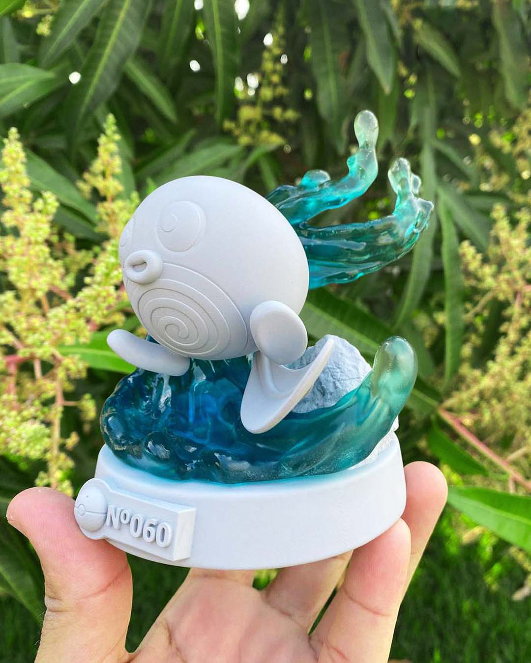 蚊香蝌蚪 寶可夢(mèng)3D打印模型