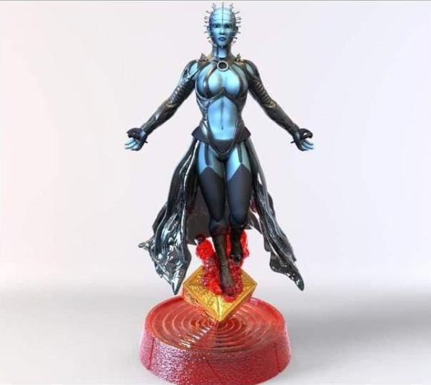 釘子頭 女版 猛鬼追魂3D打印模型