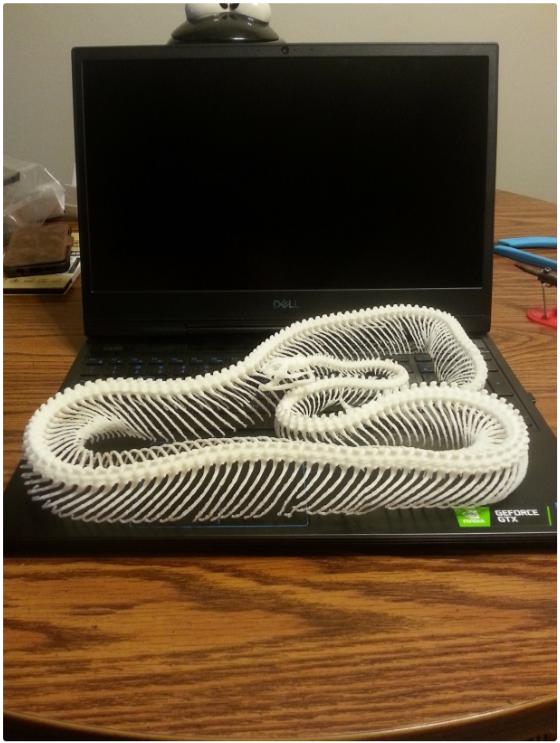 騰蛇隕落3D打印模型