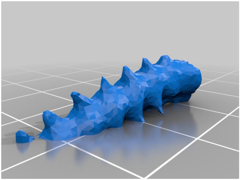 騰蛇隕落3D打印模型