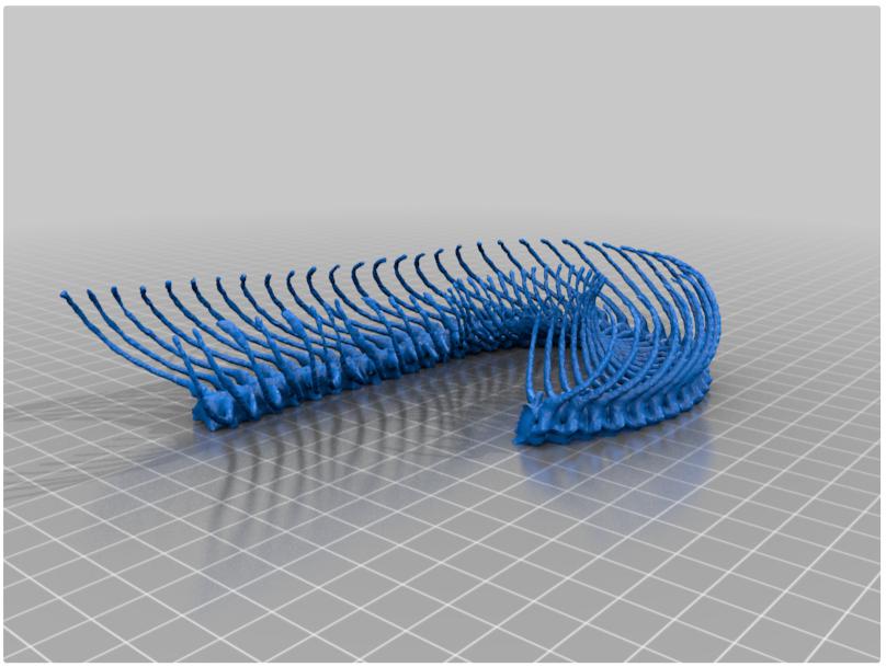 騰蛇隕落3D打印模型
