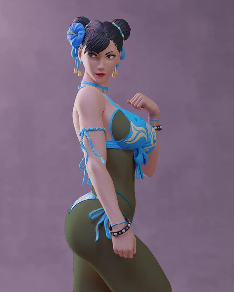 春麗3D打印模型