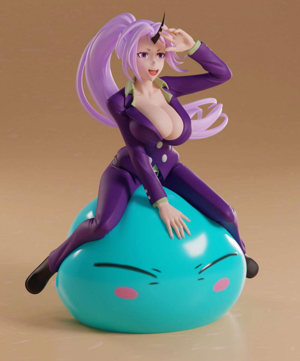 關(guān)于我轉(zhuǎn)生變成史萊姆這檔事 紫苑3D打印模型