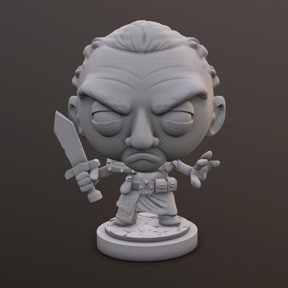 微縮模型 丹妮卡3D打印模型