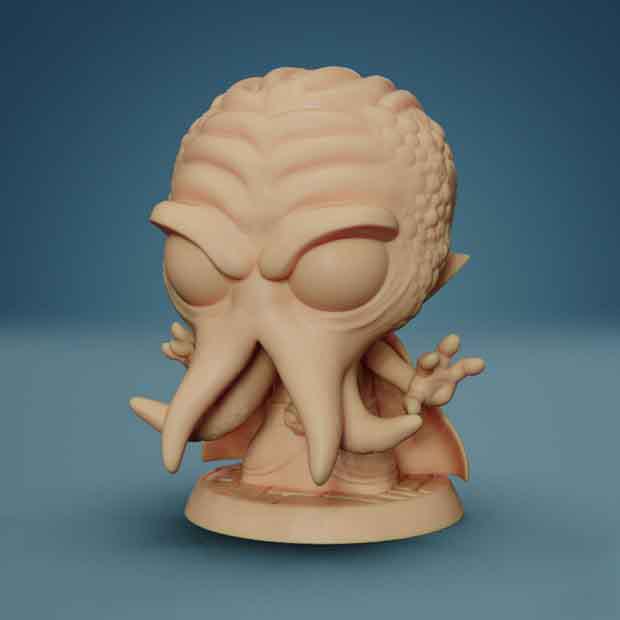 微縮模型 奪心魔3D打印模型