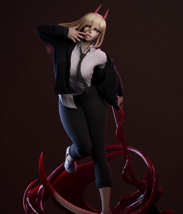 電鋸人 帕瓦3D打印模型